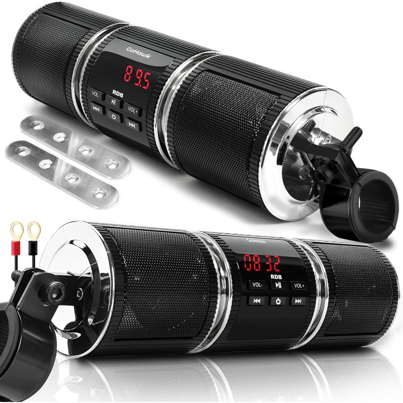 Audio Music Mp3 Free - Bluetooth Audio Motorcycle Stereo Speaker Motorcycle