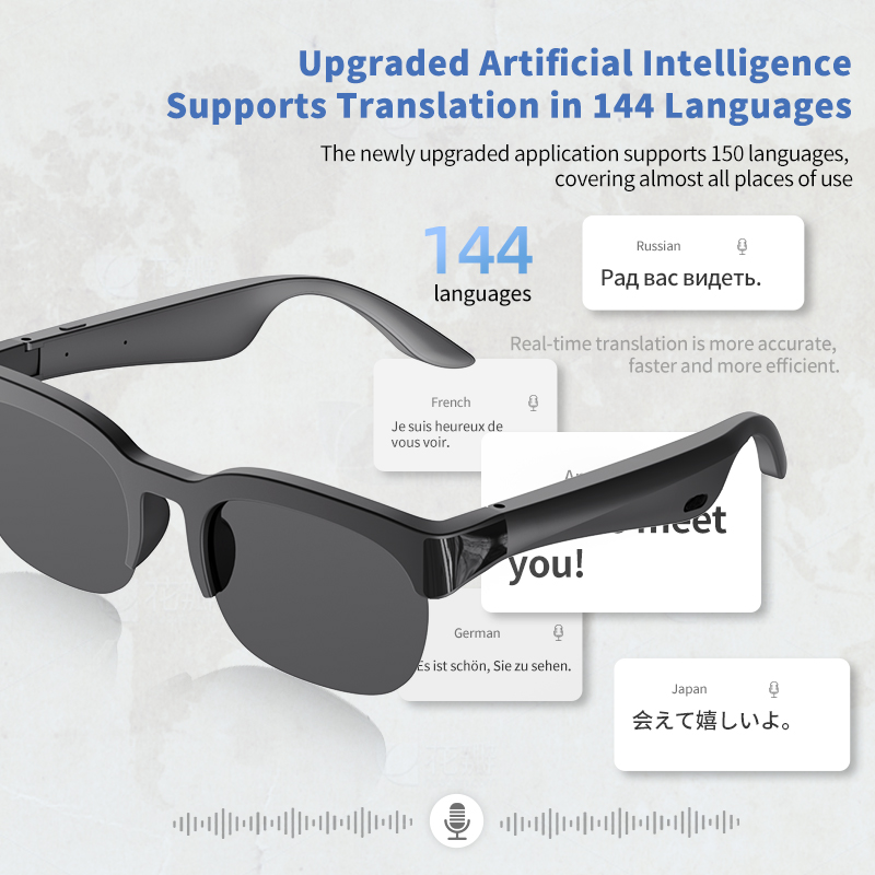 Audio Music Ai - Smart AI Audio Glasses, Wireless Bluetooth