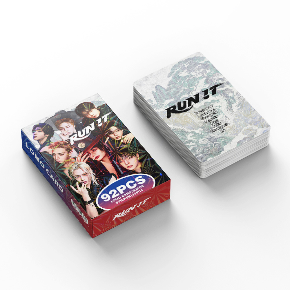 92 K-pop boy group mini cards, - Audio Music Lollipop review and price