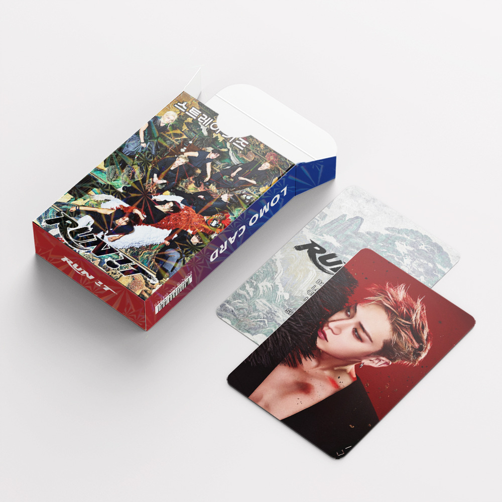 92 K-pop boy group mini cards, - Audio Music Lollipop review and price