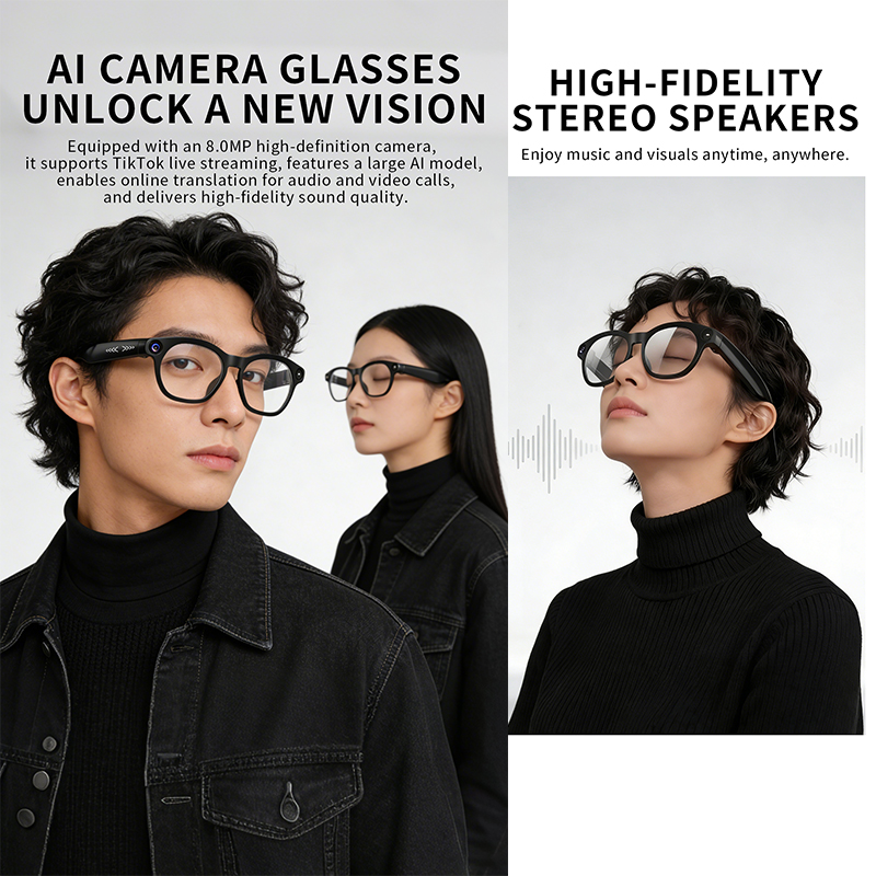 New Fashionable Smart Glasses  - Audio Music Ai review and price