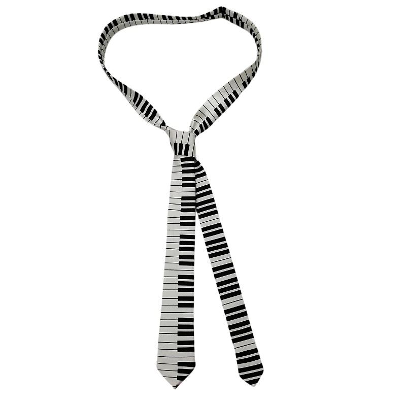 Unisex Narrow Necktie Soft Sil - Audio Music Notes review and price