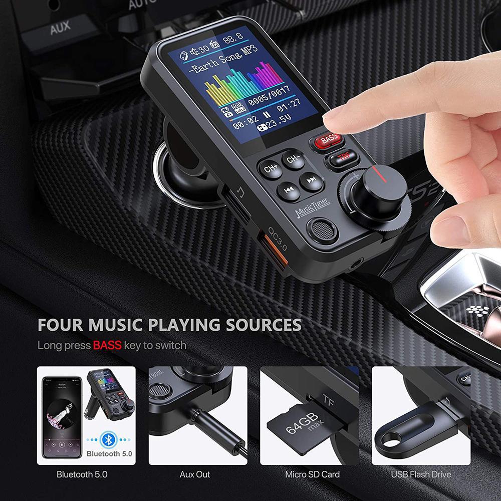 Bluetooth-compatible Car Wirel - Audio Music Mp3 Free review and price