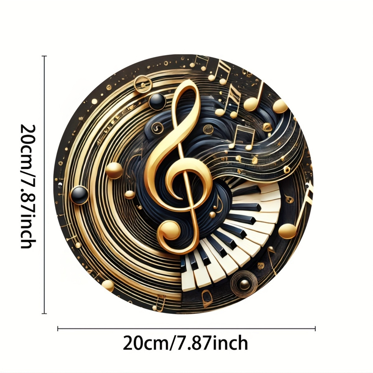 Piano Key Sign, Musical Note 2 - Audio Music Notes review and price