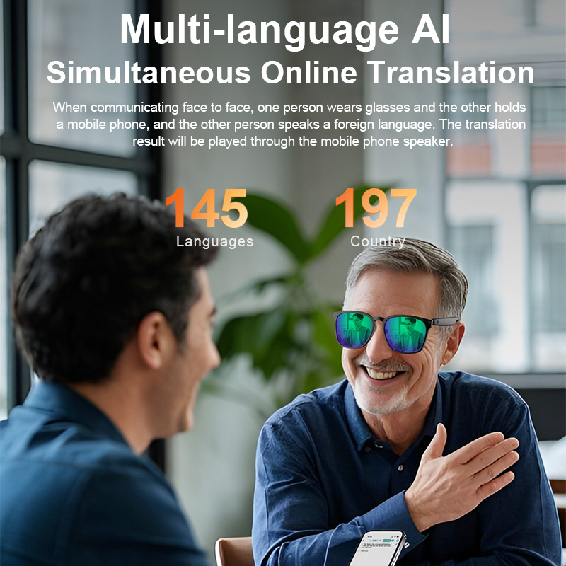 Ai smart bluetooth glasses off - Audio Music Ai review and price