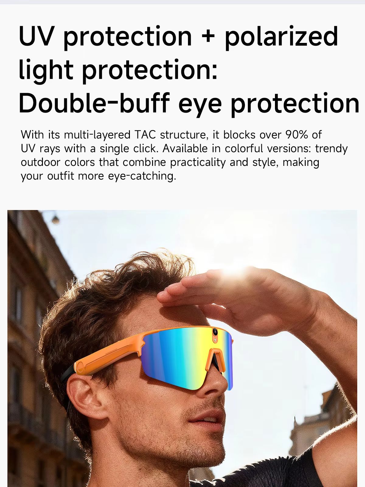 L805 AI Smart Glasses With 800 - Audio Music Ai review and price
