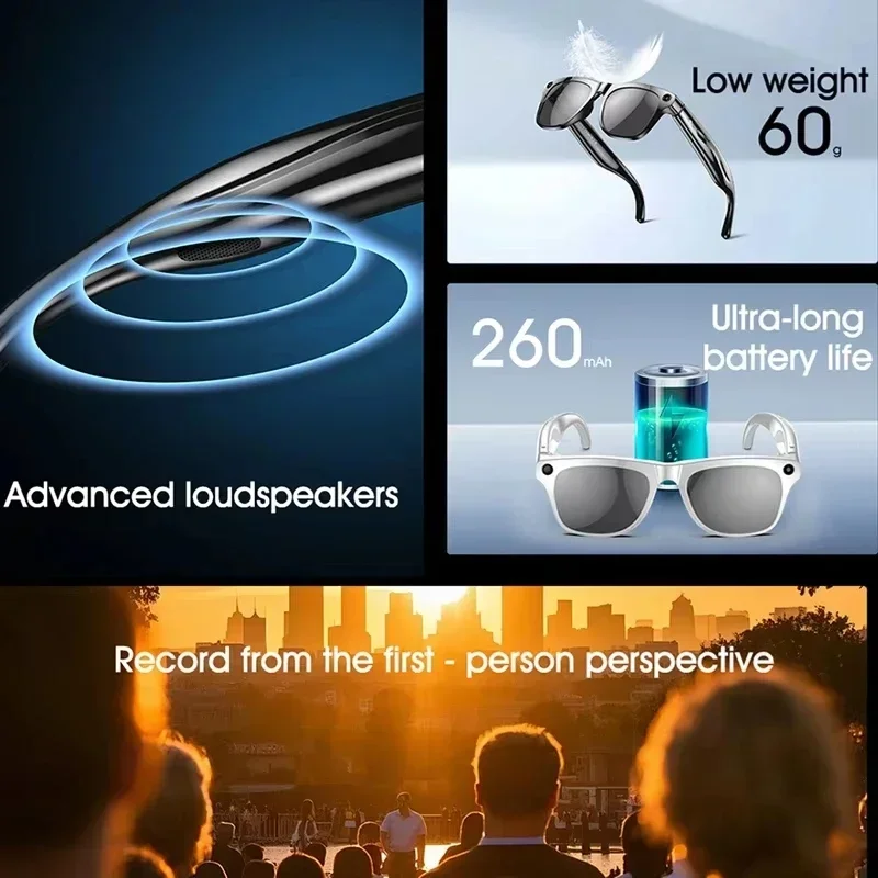 8K Vision AI Eyeglasses Built- - Audiovision Music Player review and price