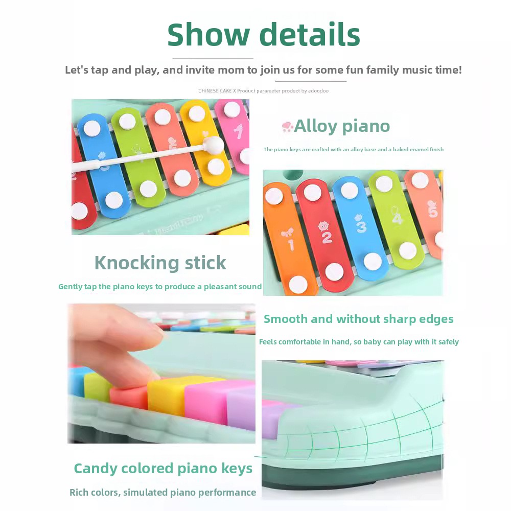 8-Note Xylophone Piano 2-in-1  - Audio Music Notes review and price