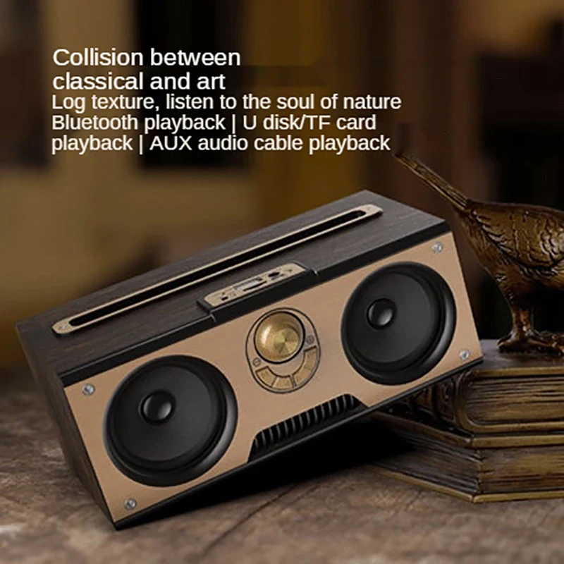Wireless Dual Audio Wooden Por - Audio Music Center review and price