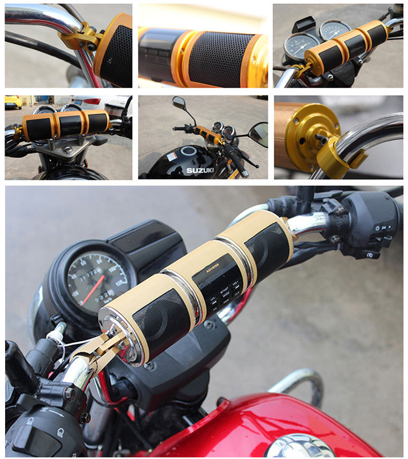 Motorcycle Audio FM Radio AUX  - Audio Music Mp3 Free review and price