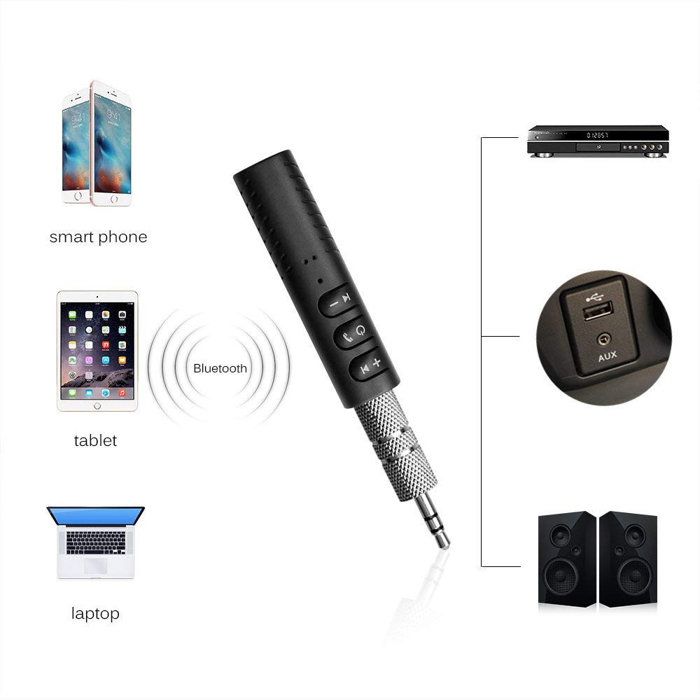 3.5mm Jack Wireless Bluetooth  - Audio Music Mp3 Free review and price