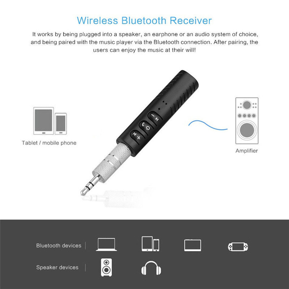 3.5mm Jack Wireless Bluetooth  - Audio Music Mp3 Free review and price